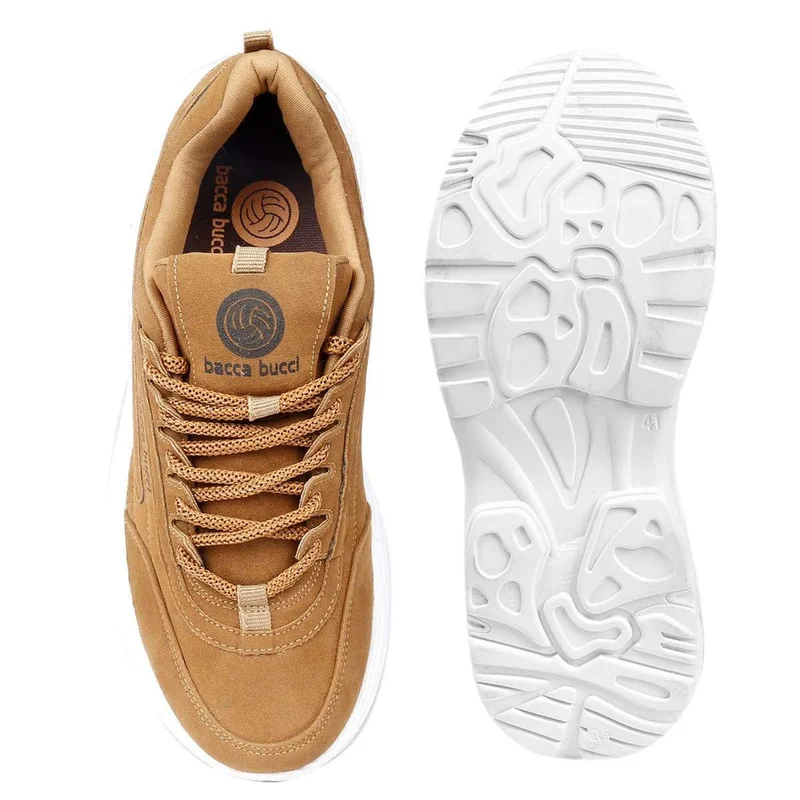 Bacca Bucci Tan Afterburn Urban Fashion Sneakers and Sports Shoes for Men | Best Price UAE